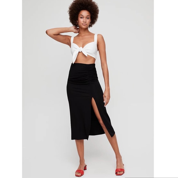 Size M | Wilfred Free midi slit skirt - Picture 2 of 9